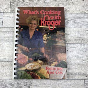 Pre-Owned What's Cooking With Kroger Cookbook Paperback Book Featuring Ann Cox 1